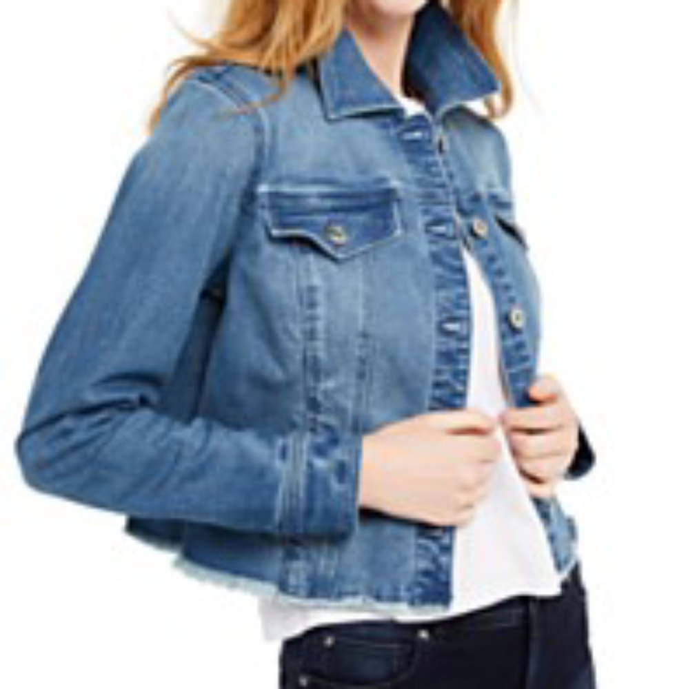 CROPPED DENIM JACKET
